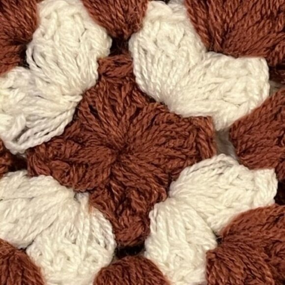 MARINE LAYER Women's Celeste Crochet Mini Dress Brown White Square Neck Med NWT - Picture 10 of 16